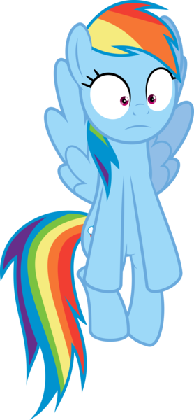 Size: 1668x3596 | Tagged: safe, artist:soren-the-owl, derpibooru import, rainbow dash, pegasus, pony, female, flying, front view, frown, full body, hooves, image, mare, png, rainbow dash is best facemaker, shrunken pupils, simple background, solo, spread wings, tail, transparent background, vector, wings
