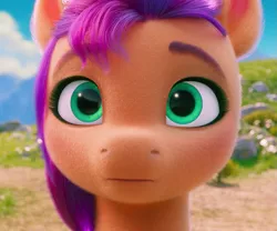 Size: 965x804 | Tagged: safe, derpibooru import, screencap, sunny starscout, earth pony, pony, my little pony: a new generation, spoiler:my little pony: a new generation, cropped, female, g5, image, mare, png, solo