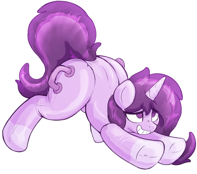 Size: 3008x2664 | Tagged: suggestive, artist:czu, derpibooru import, oc, oc:czupone, unofficial characters only, inflatable pony, pooltoy pony, face down ass up, forced smile, grin, image, implied transformation, inanimate tf, inflatable, png, pool toy, simple background, smiling, solo, squeak, swirly eyes, transformation, transparent background