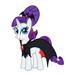 Size: 2332x2571 | Tagged: safe, artist:sergille, derpibooru import, rarity, pony, unicorn, female, high res, image, nightmare night rarity, png, simple background, solo, transparent background, vector