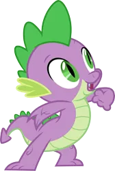 Size: 3000x4461 | Tagged: safe, artist:cloudyglow, derpibooru import, spike, pinkie pride, image, png, simple background, solo, transparent background, vector