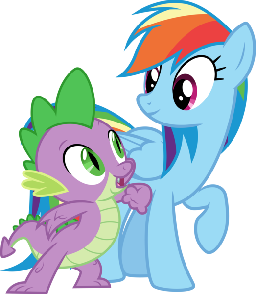 Size: 3000x3442 | Tagged: safe, artist:cloudyglow, derpibooru import, rainbow dash, spike, pinkie pride, image, png, simple background, solo, transparent background, vector