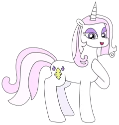 Size: 2156x2253 | Tagged: safe, artist:supahdonarudo, derpibooru import, fleur-de-lis, unicorn, hoof on chest, image, png, raised hoof, simple background, transparent background