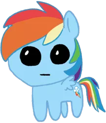 Size: 640x742 | Tagged: safe, artist:snailpups, derpibooru import, rainbow dash, oc, oc:tbh, pony, female, image, png, simple background, solo, tbh, transparent background