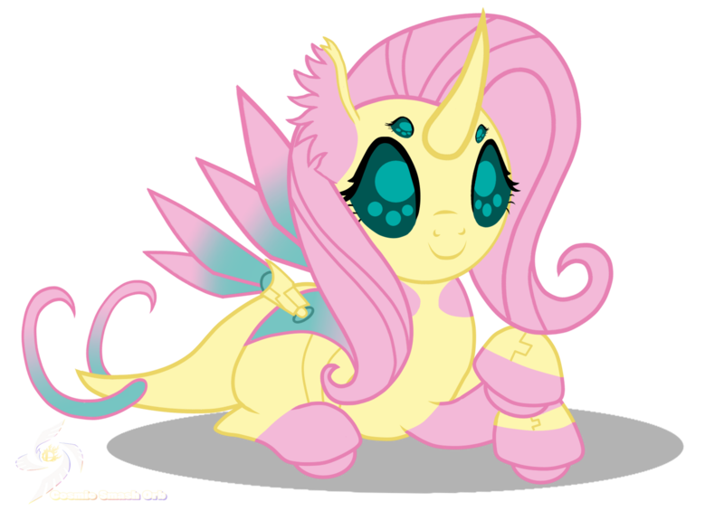 Size: 1700x1200 | Tagged: safe, artist:galeemlightseraphim, derpibooru import, fluttershy, changedling, changeling, pony, robot, robot pony, base used, changedlingified, female, image, lying down, mare, png, prone, simple background, smiling, solo, species swap, transparent background