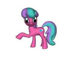 Size: 1200x900 | Tagged: safe, artist:bonbontheclown35, derpibooru import, sweetberry, earth pony, pony, pony creator, 3d, 3d pony creator, cute, female, g3, g3 to g4, g4, generation leap, image, mare, png, ponylumen, pose, raised hoof, raised leg, simple background, smiling, sweet sweetberry, transparent background