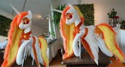 Size: 5176x2792 | Tagged: photographer needed, safe, artist:epicrainbowcrafts, derpibooru import, daybreaker, pony, image, irl, irl photo, jpeg, life size, photo, plushie, solo