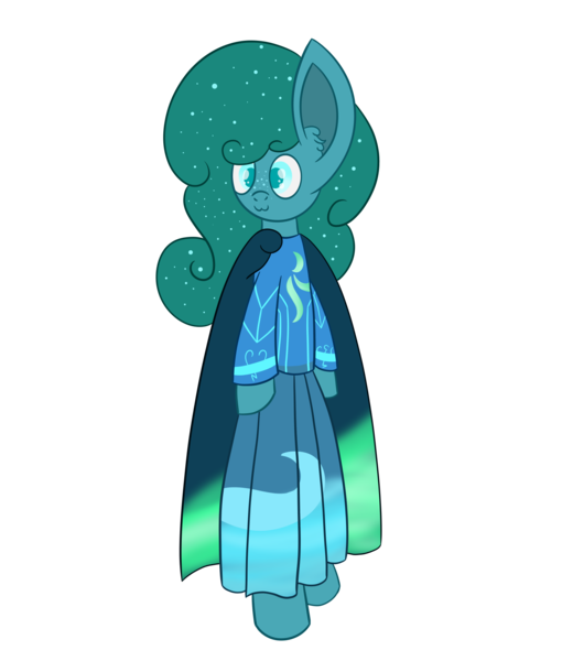 Size: 1699x1999 | Tagged: safe, artist:derpy_the_duck, derpibooru import, oc, oc:aurora, earth pony, bipedal, cape, clothes, dress, image, owo, png, simple background, solo, superhero, transparent background