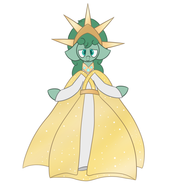 Size: 1899x1999 | Tagged: safe, artist:derpy_the_duck, derpibooru import, oc, oc:the mother, earth pony, clothes, crown, dress, image, jewelry, png, regalia, simple background, solo, transparent background