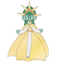 Size: 1899x1999 | Tagged: safe, artist:derpy_the_duck, derpibooru import, oc, oc:the mother, earth pony, clothes, crown, dress, image, jewelry, png, regalia, simple background, solo, transparent background