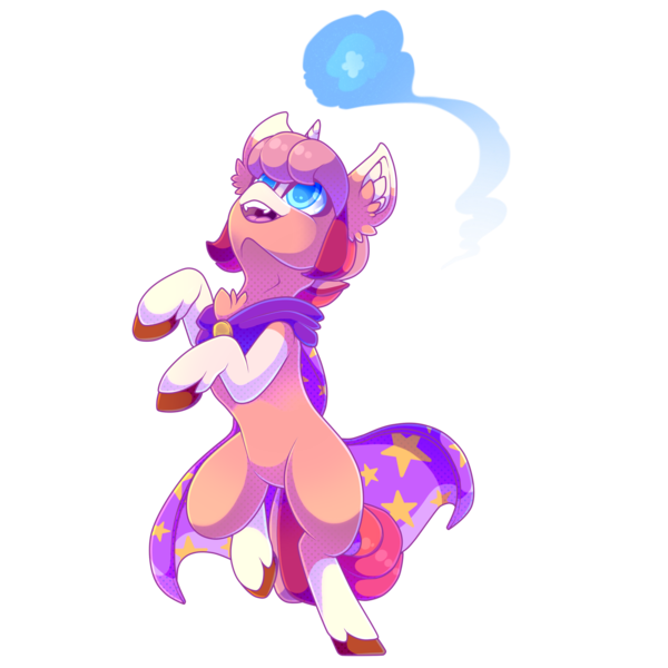 Size: 1760x1760 | Tagged: safe, artist:star-theft, derpibooru import, oc, pony, unicorn, bipedal, cloak, clothes, image, magic, male, png, simple background, solo, stallion, transparent background