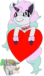 Size: 700x1200 | Tagged: safe, artist:gray star, derpibooru import, galarian ponyta, ponyta, collar, derpibooru exclusive, happy, heart, icon, image, one ear down, png, pokémon, simple background, tongue out, transparent background