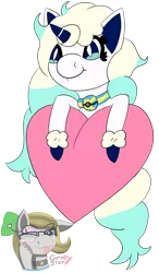 Size: 700x1200 | Tagged: safe, artist:gray star, derpibooru import, galarian ponyta, ponyta, collar, derpibooru exclusive, happy, heart, icon, image, one ear down, png, pokémon, simple background, smiling, tongue out, transparent background