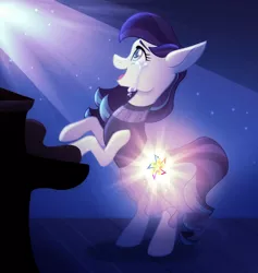 Size: 1583x1668 | Tagged: safe, artist:carouselunique, derpibooru import, coloratura, earth pony, pony, crying, februpony, female, glowing cutie mark, image, jpeg, mare, musical instrument, piano, singing, solo, tears of joy