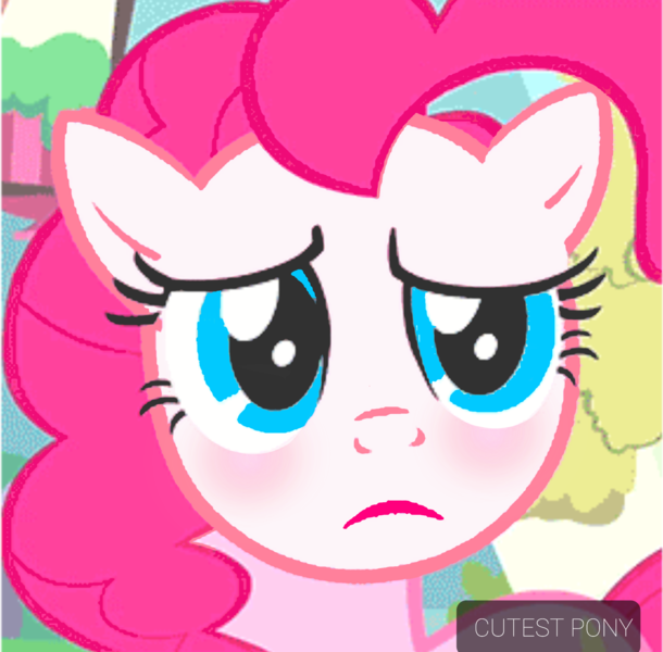 Size: 2541x2500 | Tagged: safe, derpibooru import, edit, edited screencap, screencap, pinkie pie, cute, image, png