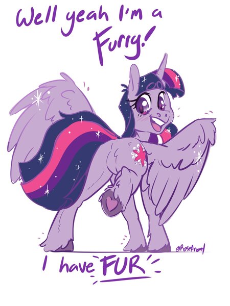 Size: 1500x2000 | Tagged: safe, artist:roseanon4, derpibooru import, twilight sparkle, twilight sparkle (alicorn), alicorn, pony, blushing, dialogue, fluffy, heart, image, jpeg, looking at you, looking back, looking back at you, open mouth, smiling, sparkles, spread wings, underhoof, wings