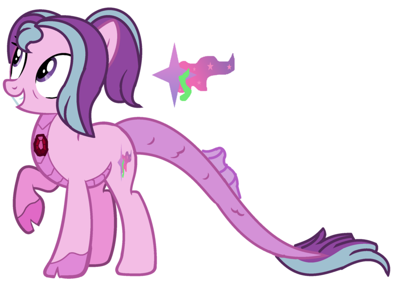 Size: 1280x939 | Tagged: safe, artist:venomtwt-artistowo, derpibooru import, oc, hybrid, female, image, magical lesbian spawn, offspring, parent:aria blaze, parent:starlight glimmer, png, simple background, solo, transparent background