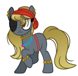 Size: 1280x1250 | Tagged: safe, artist:venomtwt-artistowo, derpibooru import, oc, earth pony, pony, eyepatch, female, image, mare, png, simple background, solo, transparent background