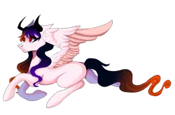 Size: 2500x1650 | Tagged: safe, artist:neonbugzz, derpibooru import, pegasus, pony, art, image, png, shading, sitting, smiling, solo