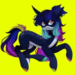 Size: 2048x2048 | Tagged: safe, artist:neonbugzz, derpibooru import, oc, oc:arcade galaxy, pony, unicorn, :o, art, image, looking at you, open mouth, png, solo