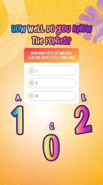 Size: 750x1334 | Tagged: safe, derpibooru import, official, my little pony: a new generation, 2d, g5, image, instagram, instagram story, jpeg, numbers, quiz, simple background