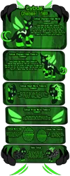 Size: 1100x2749 | Tagged: safe, artist:galeemlightseraphim, derpibooru import, oc, unofficial characters only, changeling, robot, robot pony, changeling oc, image, png, reference sheet, simple background, transparent background