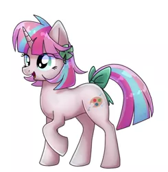 Size: 904x921 | Tagged: safe, artist:namaenonaipony, derpibooru import, oc, unofficial characters only, pony, unicorn, clover, four leaf clover, image, jpeg, simple background, white background