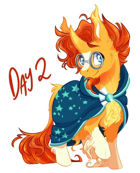 Size: 3309x4096 | Tagged: safe, artist:myskit2, derpibooru import, sunburst, pony, unicorn, cheek fluff, chest fluff, ear fluff, februpony, high res, image, jpeg, leg fluff, leonine tail, male, simple background, solo, stallion, tail, tail fluff, white background