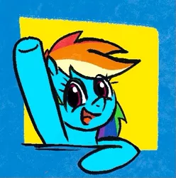 Size: 419x423 | Tagged: safe, artist:laya-21, derpibooru import, rainbow dash, image, jpeg, solo