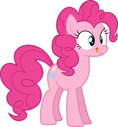 Size: 2363x2538 | Tagged: safe, artist:dasprid, derpibooru import, pinkie pie, earth pony, pony, filli vanilli, season 4, .svg available, :q, female, full body, high res, hooves, image, mare, mlem, png, silly, simple background, solo, standing, tail, tongue out, transparent background, vector