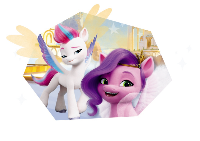 Size: 1024x725 | Tagged: safe, derpibooru import, official, pipp petals, zipp storm, pegasus, pony, my little pony: a new generation, 2d, 3d, color correction, confident, cute, female, friendly, g5, image, looking at you, pippbetes, png, proud, royalty, siblings, simple background, sisters, smiling, smiling at you, smug, standing, white background, wings, zephyr heights, zippbetes