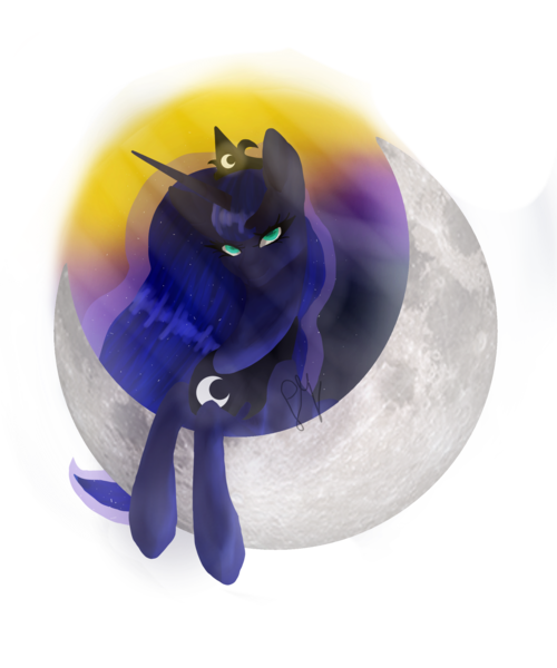 Size: 2000x2400 | Tagged: safe, artist:peachyminnie, derpibooru import, princess luna, alicorn, pony, bust, crescent moon, female, image, jewelry, mare, moon, peytral, png, simple background, solo, tangible heavenly object, tiara, transparent background, transparent moon