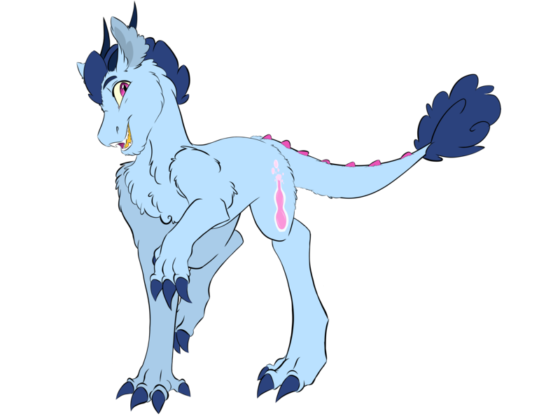 Size: 4096x3043 | Tagged: safe, artist:ask-y, derpibooru import, oc, unofficial characters only, dracony, dragon, hybrid, chest fluff, horns, image, male, parent:party favor, parent:princess ember, png, simple background, transparent background
