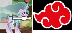 Size: 1898x892 | Tagged: safe, derpibooru import, mistmane, pony, unicorn, akatsuki, comparison, cutie mark, image, logo, ms paint, png, side to side