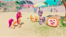 Size: 3840x2176 | Tagged: safe, derpibooru import, official, sunny starscout, pony, background pony, g5, image, jpeg, my little pony: a maretime bay adventure, target (store), video game