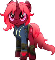 Size: 4325x4719 | Tagged: safe, artist:lincolnbrewsterfan, derpibooru import, oc, oc:welfare check, unofficial characters only, pony, unicorn, fallout equestria, .svg available, clothes, cute, cute face, cute smile, fallout equestria oc, female, glow, gradient mane, gradient tail, heart, horn, image, leg guards, mare, medic, ocbetes, pink cloud (fo:e), pink cloud pony, pink mane, pink tail, pipbuck, pipbuck 3000, png, simple background, stable, stable-tec, tail, transparent background, unicorn oc, vault suit, vector, wheel, zipper