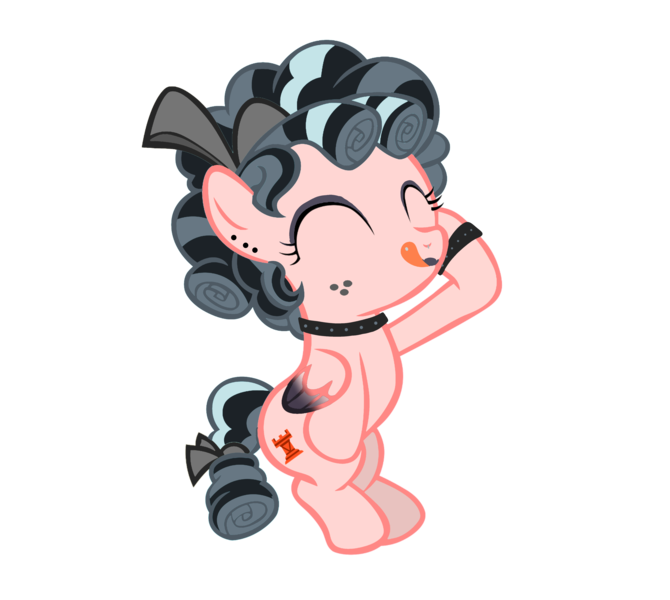 Size: 4000x3580 | Tagged: safe, color edit, derpibooru import, edit, edited screencap, screencap, vector edit, cozy glow, pegasus, pony, :p, black lipstick, colored, cozy glow's bow, cozy goth, cozybetes, curly hair, curly mane, cute, ear piercing, eyes closed, eyeshadow, female, filly, foal, folded wings, freckles, image, lipstick, makeup, nose piercing, piercing, png, raised hoof, simple background, solo, tongue out, tongue piercing, transparent background, vector, wings