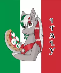 Size: 1280x1536 | Tagged: safe, artist:hiroultimate, derpibooru import, oc, ponified, pony, flag, image, italy, jpeg, nation ponies, solo