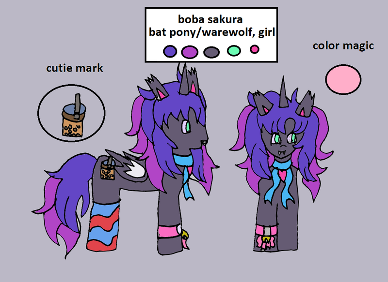 Size: 1185x864 | Tagged: safe, derpibooru import, oc, bat pony, werewolf, ask-ponys-gamer-club, image, png, profile, tumblr