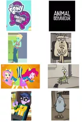 Size: 926x1363 | Tagged: safe, derpibooru import, screencap, fluttershy, microchips, pinkie pie, zephyr breeze, bird, dog, mantis, equestria girls, equestria girls (movie), equestria girls series, overpowered (equestria girls), butt bump, compilation, helping twilight win the crown, image, mobile phone, phone, png