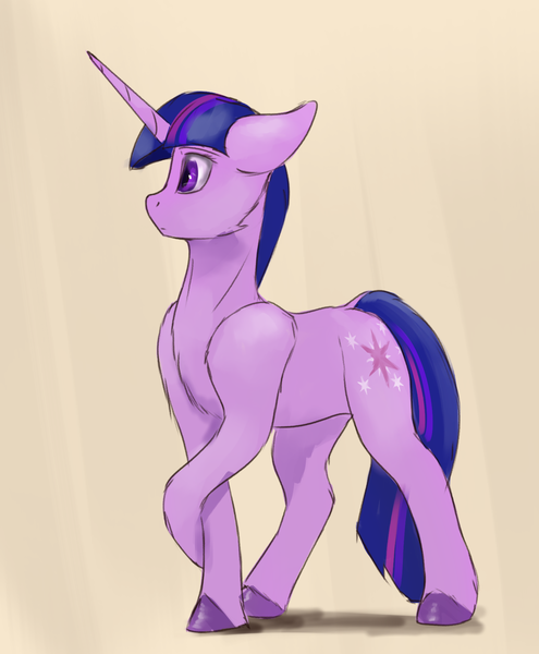 Size: 1643x1993 | Tagged: safe, artist:tenebrisnoctus, derpibooru import, twilight sparkle, pony, unicorn, female, image, mare, png, solo, unicorn twilight