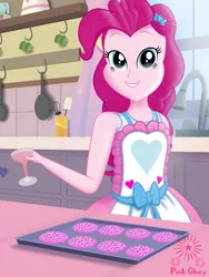 Size: 1620x2160 | Tagged: safe, derpibooru import, pinkie pie, equestria girls, baking, cookie, food, image, pink, png