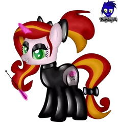 Size: 3840x4154 | Tagged: safe, artist:damlanil, derpibooru import, oc, oc:mistress mare, pony, unicorn, bedroom eyes, bodysuit, bow, catsuit, clothes, collar, cropped, eyeshadow, female, happy, horn, image, latex, latex suit, looking at you, magic, magic aura, makeup, mare, mistress, png, rubber, shiny, show accurate, simple background, smiling, standing, suit, telekinesis, transparent background, vector