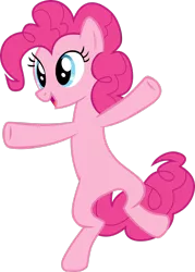 Size: 2074x2892 | Tagged: safe, artist:xxphantomxxx, derpibooru import, pinkie pie, earth pony, pony, .svg available, bipedal, female, high res, image, mare, png, simple background, transparent background, vector