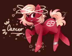 Size: 2800x2200 | Tagged: safe, artist:kot-of-eden, artist:saphirecat11, derpibooru import, oc, ponified, unofficial characters only, earth pony, pony, cancer (horoscope), earth pony oc, female, image, png, simple background, solo, zodiac
