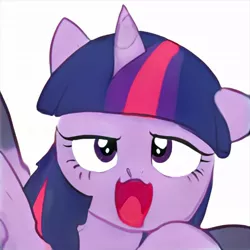 Size: 1024x1024 | Tagged: safe, artist:thisponydoesnotexist, derpibooru import, machine learning generated, derp, image, jpeg, neural network, not twilight sparkle