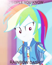 Size: 736x921 | Tagged: safe, artist:andrabutnariu, derpibooru import, edit, edited screencap, screencap, rainbow dash, equestria girls, equestria girls series, album cover, image, jpeg, people you know, rare(selena gomez), selena gomez