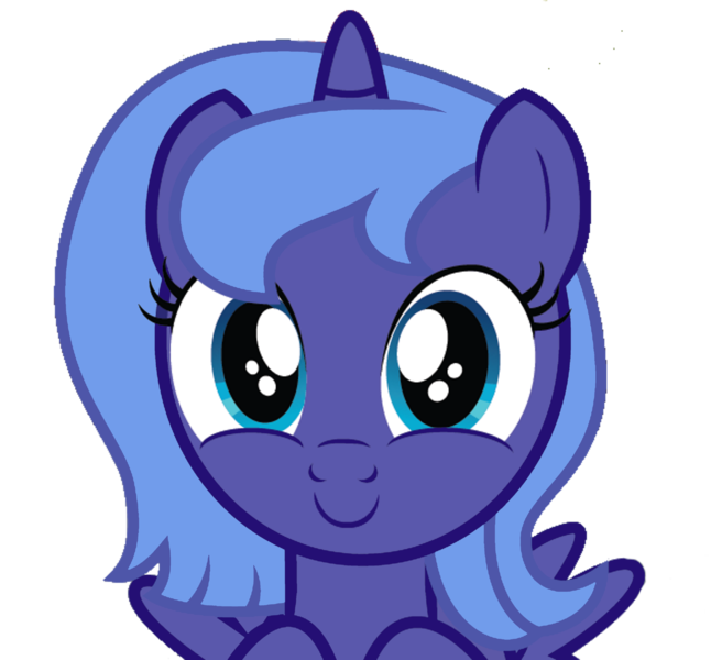 Size: 6340x5890 | Tagged: safe, artist:dassboshit, artist:karmakstylez, derpibooru import, edit, editor:dassboshit, editor:karmakstylez, princess luna, pony, cute, daaaaaaaaaaaw, female, filly, foal, image, lunabetes, paint.net, png, solo, woona, young, younger