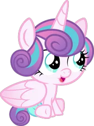 Size: 1873x2500 | Tagged: safe, artist:whalepornoz, derpibooru import, princess flurry heart, alicorn, pony, baby, baby pony, blanket, diaper, female, filly, foal, image, png, princess, royalty, simple background, sitting, transparent background