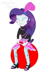 Size: 1920x3017 | Tagged: safe, artist:phantomshadow051, derpibooru import, rarity, eyes closed, image, jpeg, space hopper